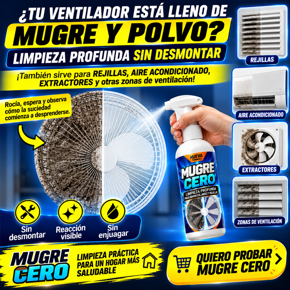MUGRE CERO 100% PRIMIUN-LIMPIEZA PROFUNDA