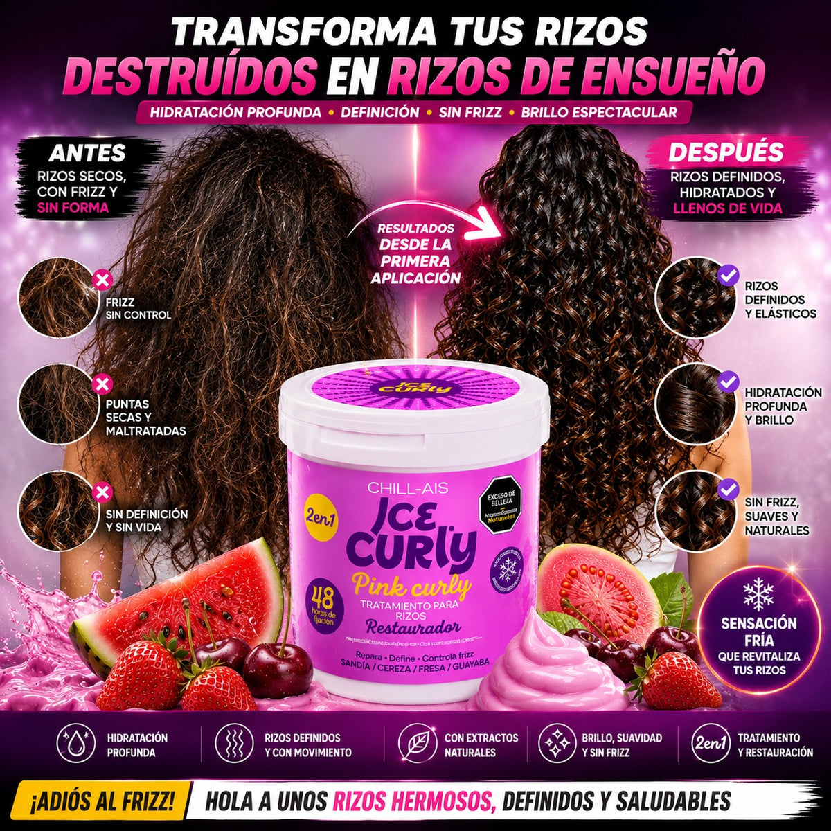 RESTAURADOR DE RIZOS PRO ICE CURLY